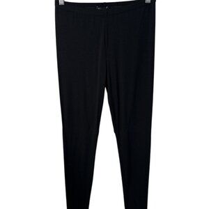 Eileen Fisher “Stretch Viscose” Leggings – Black (Size S/P) | Effortless & Flatt